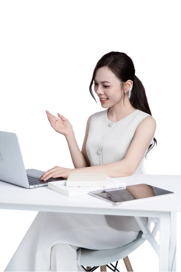 Giáo viên The Metaphoric Mind đang dạy lớp online qua máy tính